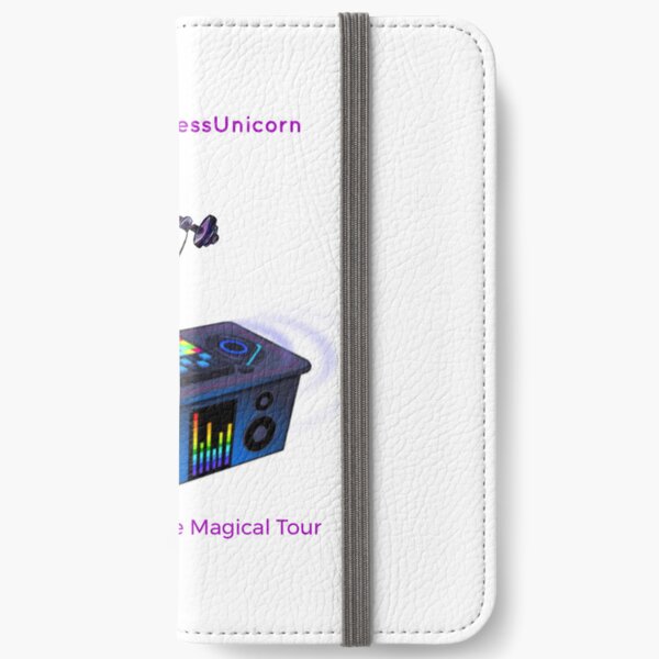 DJ CoffeeFitnessUnicorn iPhone Wallet