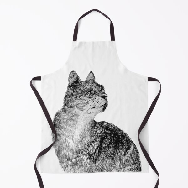 Item preview, Contemplative sunbathing cat designed and sold by RadMomCreations.