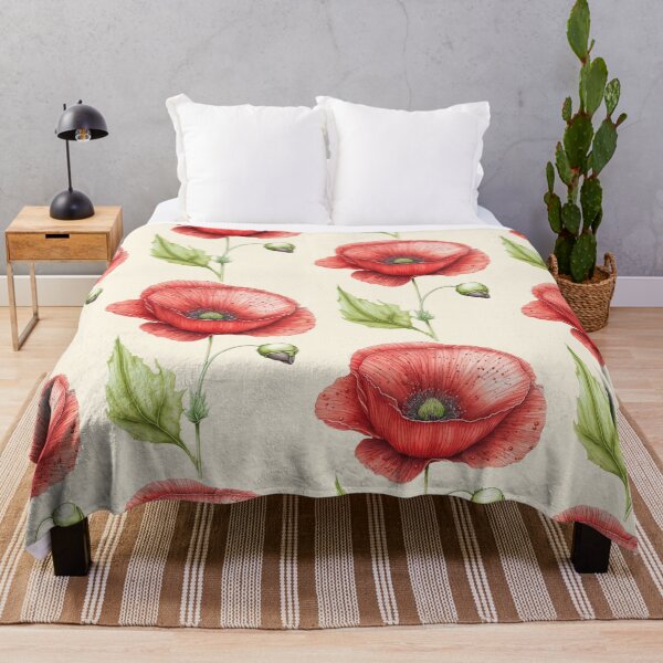 Item preview, A splash of color: The stunning poppy flower designed and sold by StevenWhip.