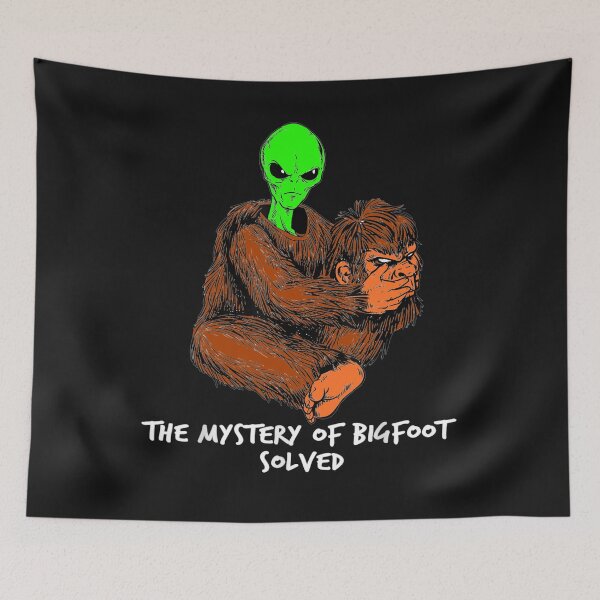 Item preview, Alien Bigfoot UFO Abduction designed and sold by ttuniques.