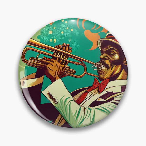 Artikelvorschau, Lustige Trompete, sarkastischer Trompeter, Jazzband, Posaune entworfen und verkauft von AykutDoodle.