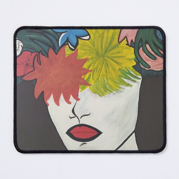 Item preview, Lady with Flowers Artwork designed and sold by UnlockKnowledge.