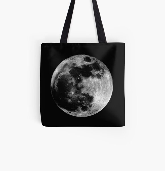Full Moon All Over Print Tote Bag