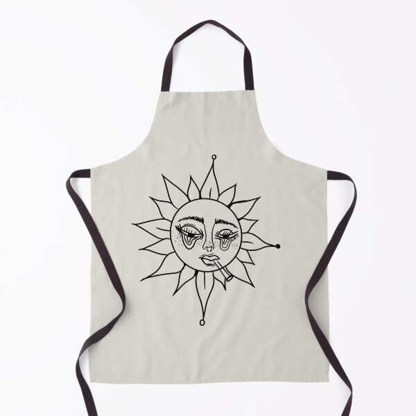 Item preview, sun smoking a cigarette while crying designed and sold by moonna designs.