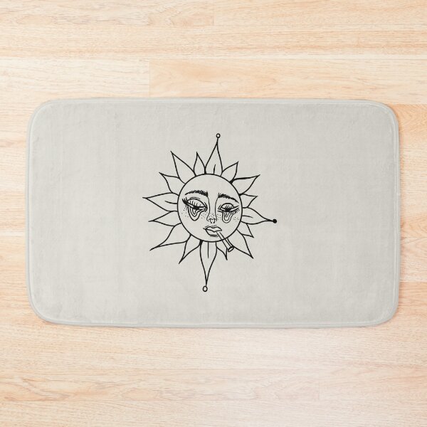 Item preview, sun smoking a cigarette while crying designed and sold by moonna designs.