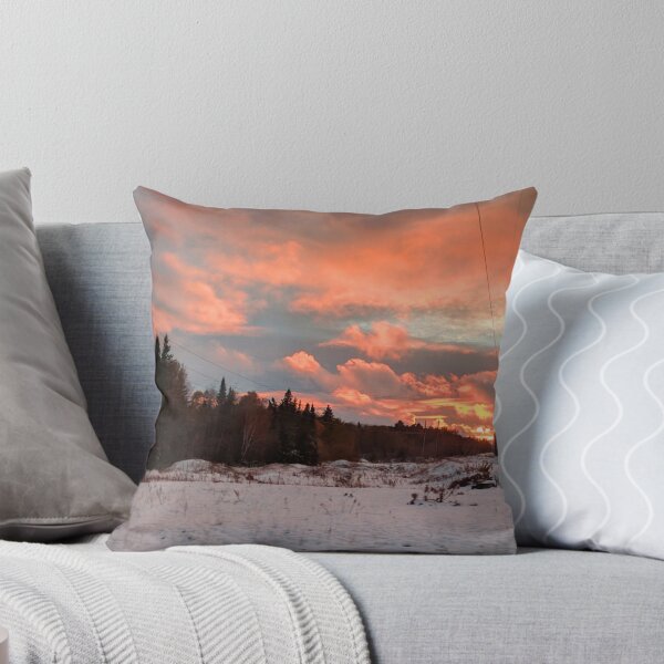 Item preview, pink clouds and power lines designed and sold by Hamilton is Beautiful.