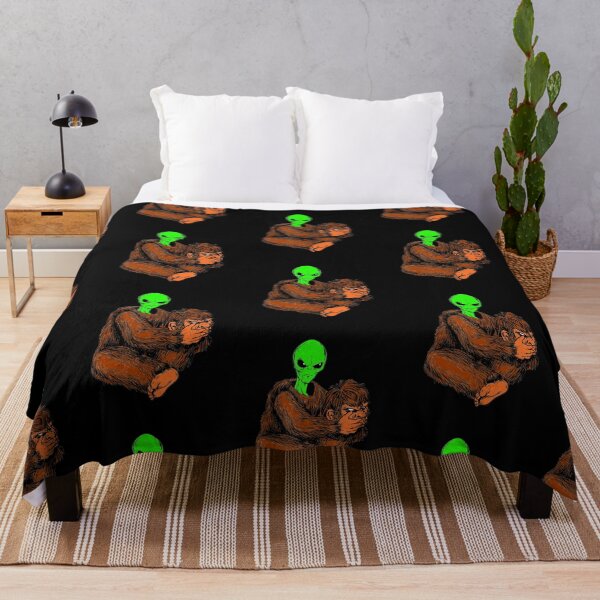 Item preview, Alien Bigfoot UFO Abduction designed and sold by ttuniques.
