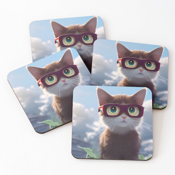 Item preview, Curious Cat with big eyes designed and sold by Ednelly.