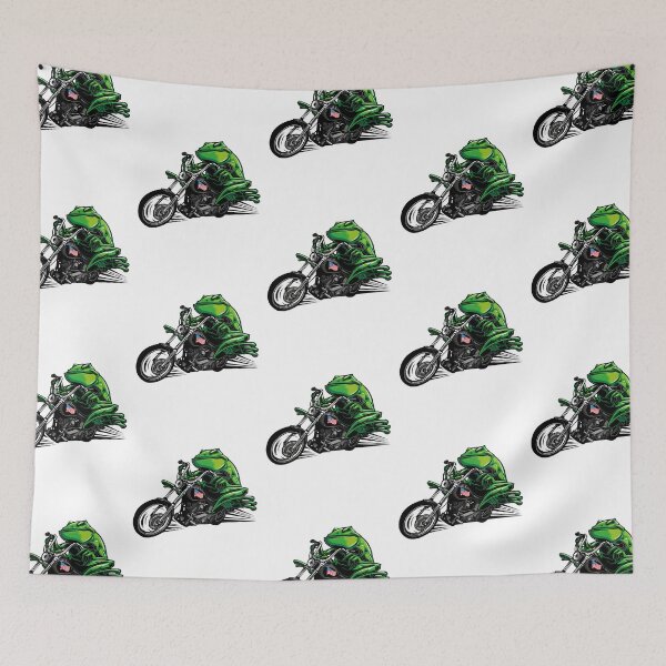 Item preview, Patriotic Biker Frog designed and sold by narekmug.