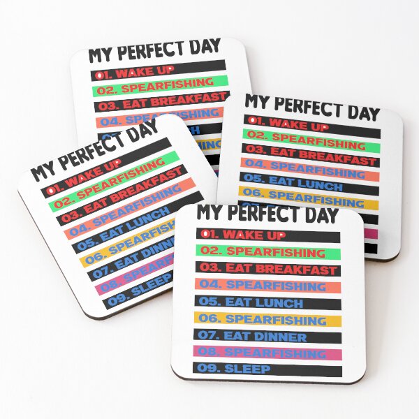 Item preview, My Perfect Day Spearfishing - Funny Spearfishing gift idea - wake up go spearfishing  designed and sold by Live  Today.