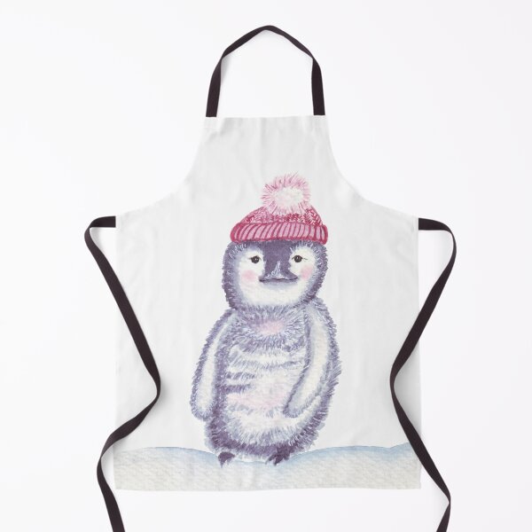 Item preview, Cute little penguin in a red cap with pompom designed and sold by Wolshebnaja.