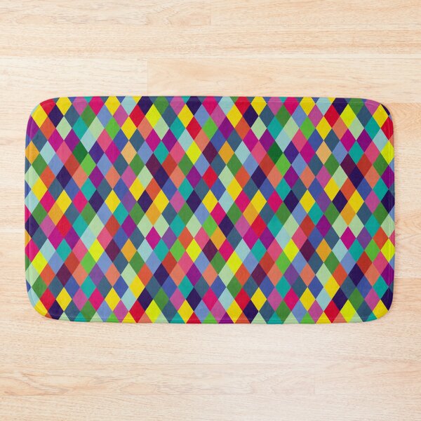 Item preview, LGBTQ 60s Retro Diamond Design Pattern (Small Diamonds) designed and sold by It's On Backwards.