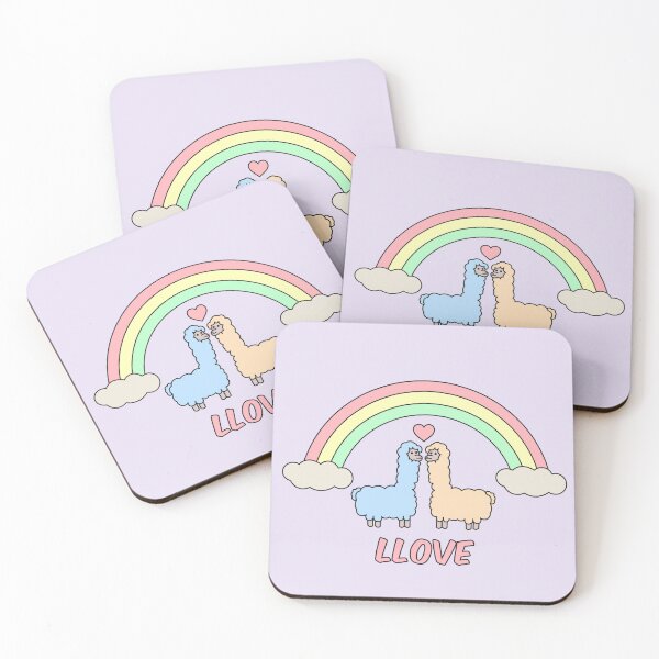 Item preview, LLama Love Cute Rainbow designed and sold by Karlsefni.