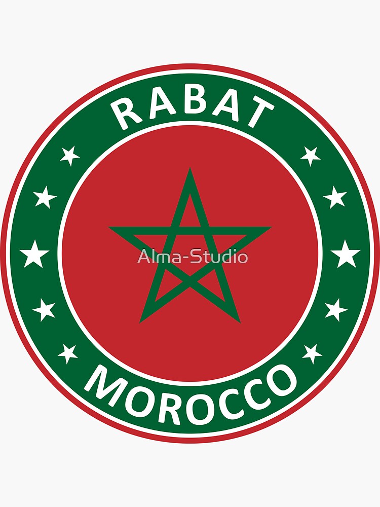 "Rabat, Morocco" Sticker for Sale by AlmaStudio Redbubble