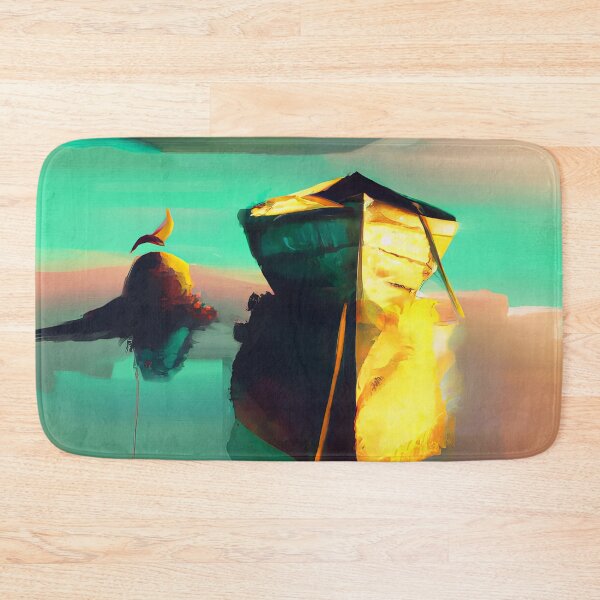 Item preview, Boat on the beach during sunset designed and sold by ReachForArt.