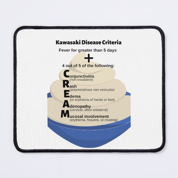 Item preview, Kawasaki Disease Criteria: CREAM Medical Mnemonic designed and sold by Caregiverology.