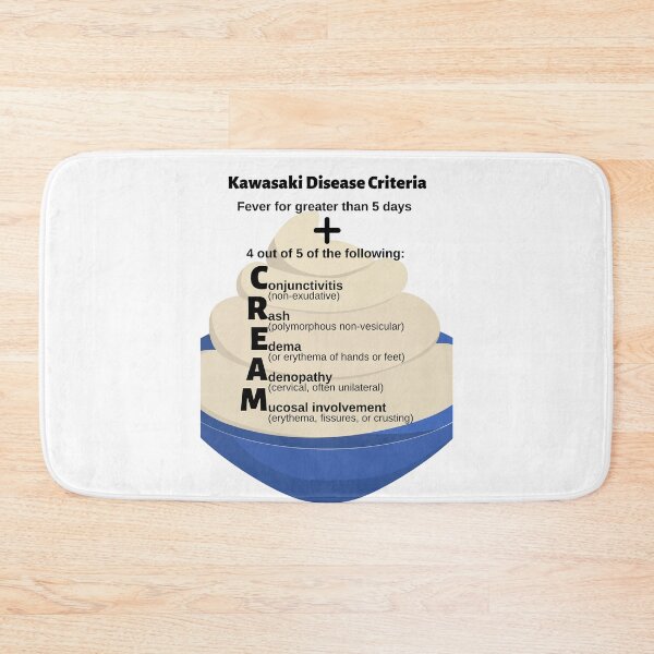 Item preview, Kawasaki Disease Criteria: CREAM Medical Mnemonic designed and sold by Caregiverology.