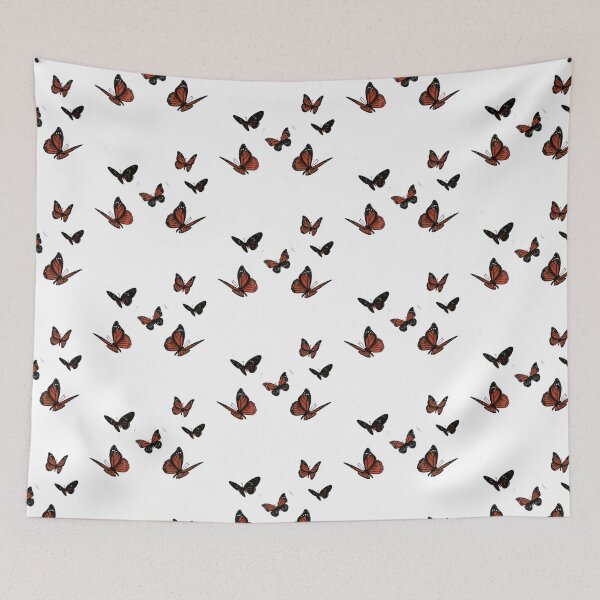Item preview, Set of orange butterflies  designed and sold by CatwithSpecs.