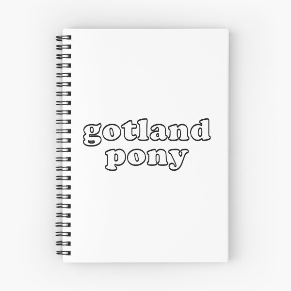 Item preview, Gotland Pony Bubble Letters designed and sold by theaadesigns.