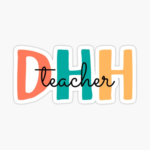 Item preview, Teacher of the Deaf and Hard of Hearing designed and sold by Stegosaurus Crafts.
