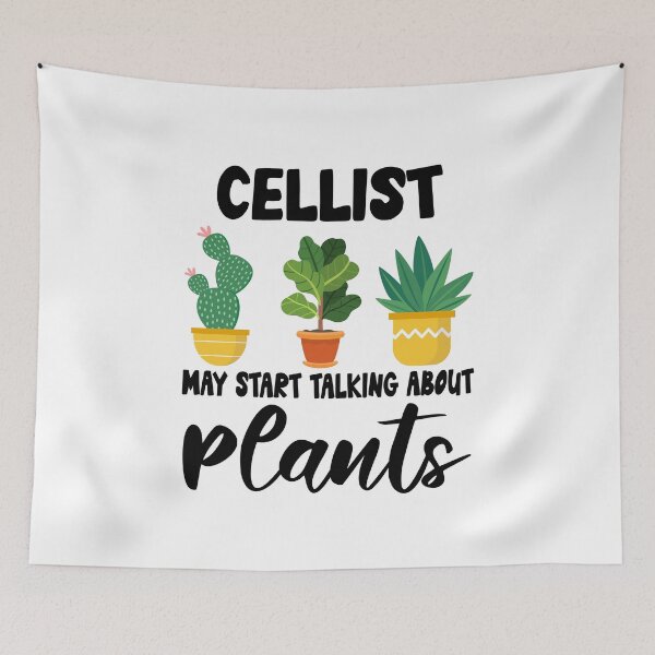 Item preview, cellist May Start Talking About Plants,cellist Dad Husband Gardener Gardening designed and sold by Dogs Geeky⭐⭐⭐⭐⭐.