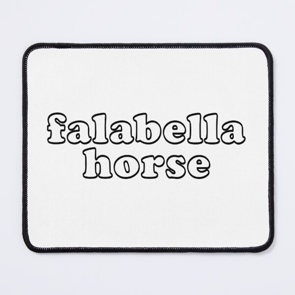 Item preview, Falabella Horse Bubble Letters designed and sold by theaadesigns.