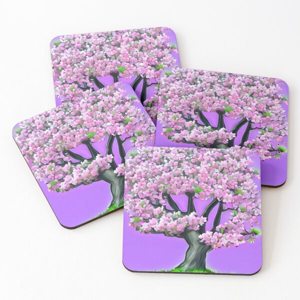 Item preview, Tree with pink flowers designed and sold by gramizzia.