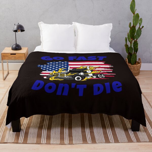 Artikelvorschau, Amerikanischer Trucker, Go Fast Don't Die BlkB entworfen und verkauft von TeamsterLife.