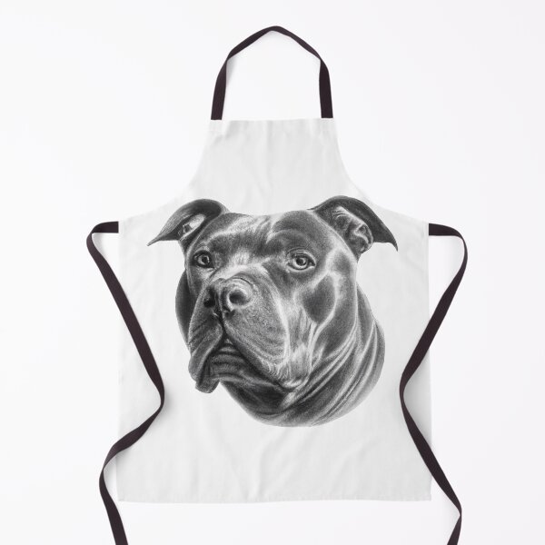 Item preview, American Bully Dog Drawing | Beautiful Dog Art designed and sold by Portraits of Dogs.