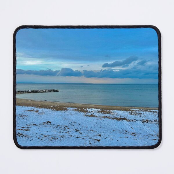 Item preview, Snow on the Beach (Lake Simcoe) designed and sold by ClarissaFlora.