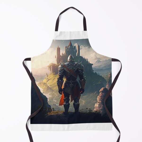 Item preview, Warrior in a valley with a Castle designed and sold by ArtElephant.
