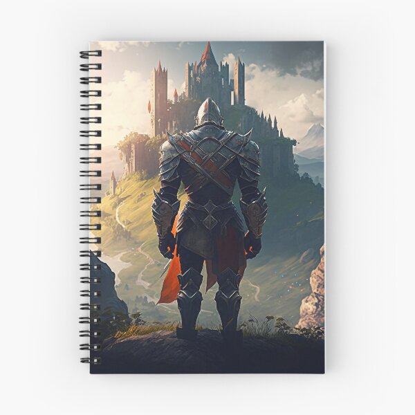 Item preview, Warrior in a valley with a Castle designed and sold by ArtElephant.