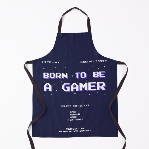 Item preview, Born to be a Gamer • Classic Retro Video Gaming designed and sold by KleverOlivier.