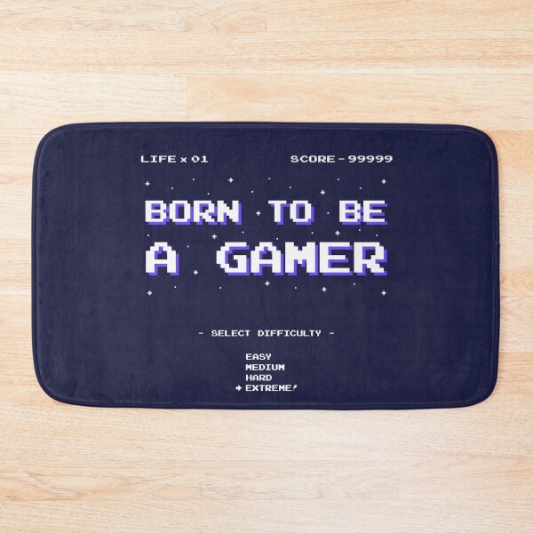 Item preview, Born to be a Gamer • Classic Retro Video Gaming designed and sold by KleverOlivier.