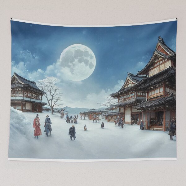 Item preview, Snowed Over Renaissance Tavern 1 designed and sold by Styxiann.