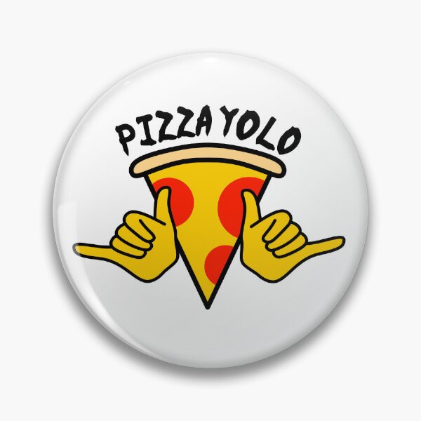 Item preview, Pizza Yolo - Funny Food Quotes designed and sold by EnzoVectorism.