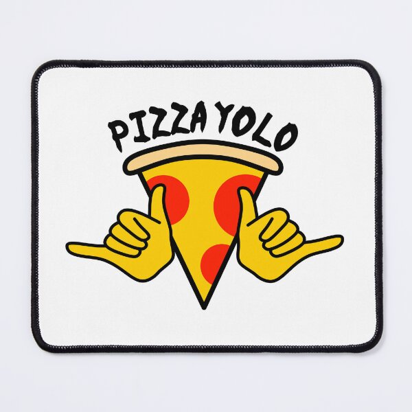 Item preview, Pizza Yolo - Funny Food Quotes designed and sold by EnzoVectorism.