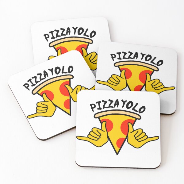 Item preview, Pizza Yolo - Funny Food Quotes designed and sold by EnzoVectorism.