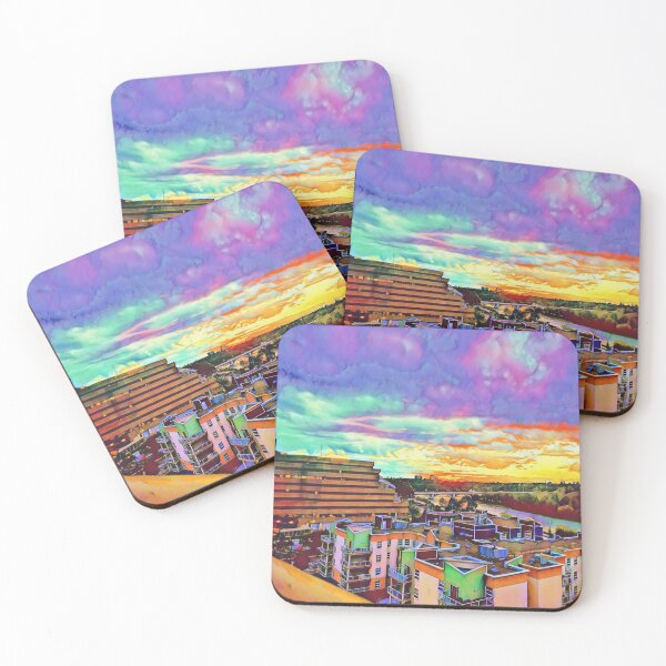 Item preview, Pastel sky -  Harry Hayes building Calgary designed and sold by Hamilton is Beautiful.