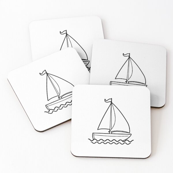 Item preview, Cute sailboat designed and sold by Omaren Designs.