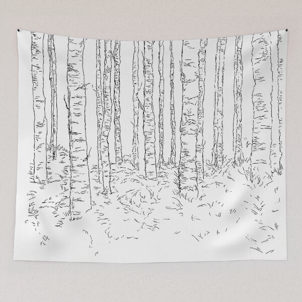 Item preview, Birch Forest designed and sold by sillylittletpot.