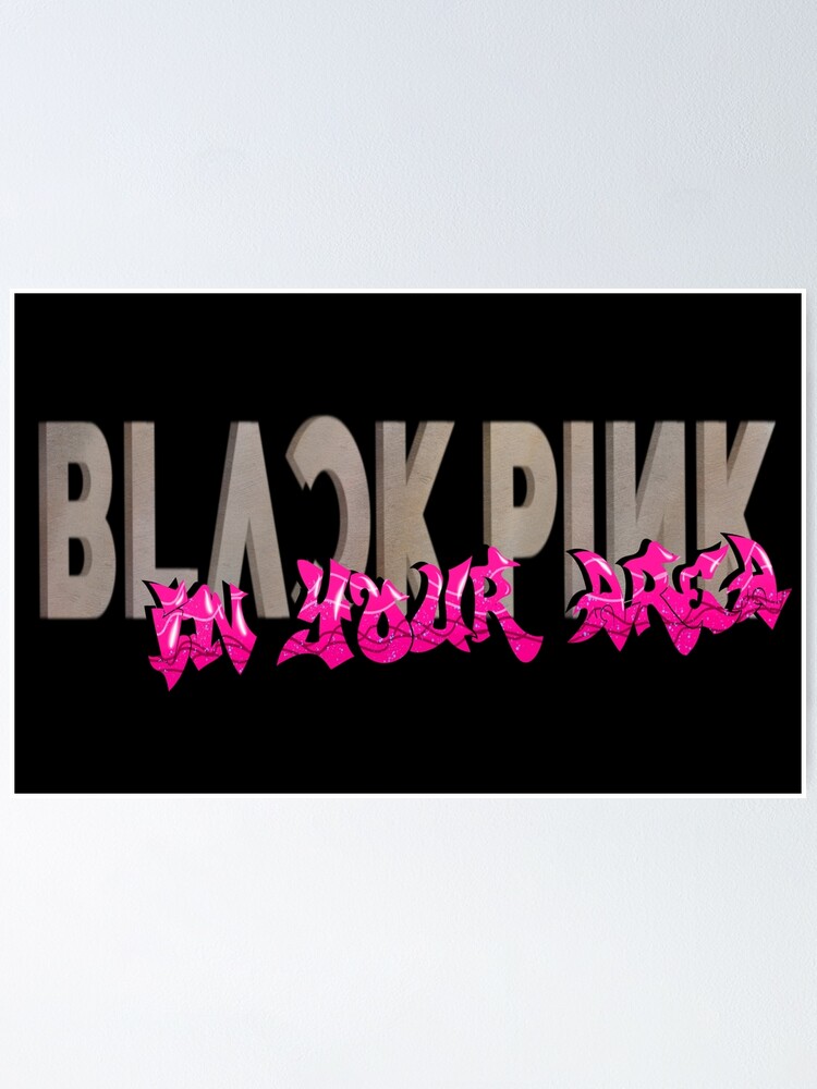 Schwarz Rosa BlackPink Poster