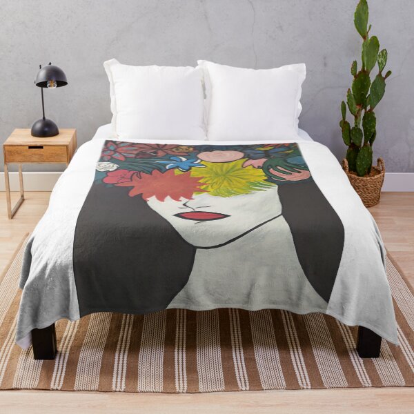 Item preview, Lady with Flowers Artwork designed and sold by UnlockKnowledge.