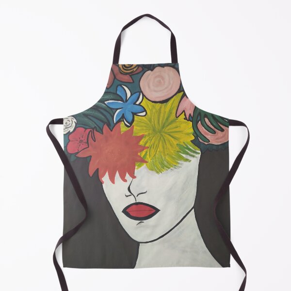Item preview, Lady with Flowers Artwork designed and sold by UnlockKnowledge.