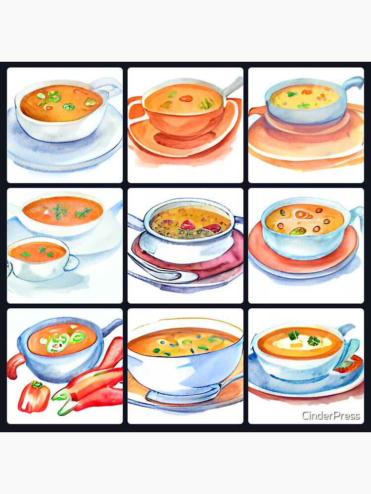 "Pepper pot art pack" Sticker for Sale by CinderPress Redbubble