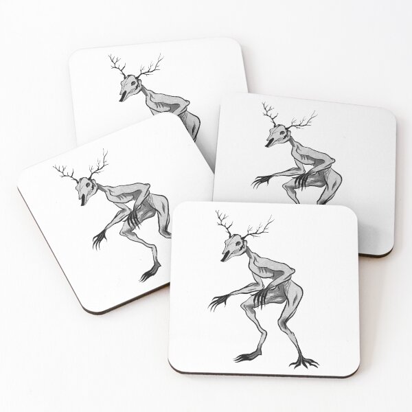Item preview, Cute Wendigo design - adorable cryptid art 2 designed and sold by Balsamista-art.