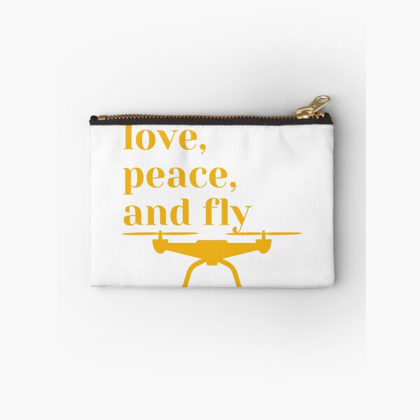 Item preview, Love, peace and fly, drone, orange designed and sold by PolishArtist.