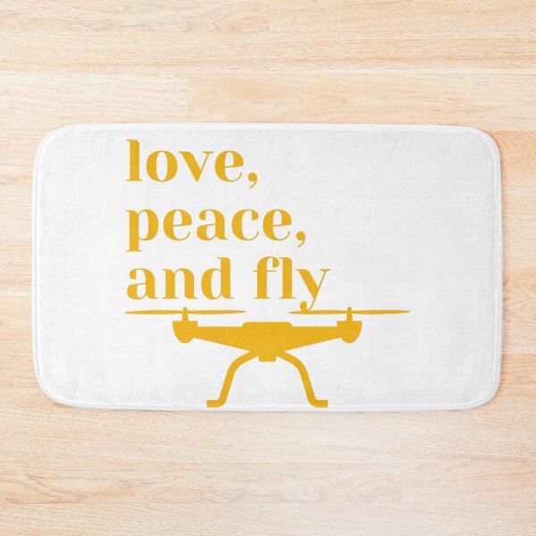 Item preview, Love, peace and fly, drone, orange designed and sold by PolishArtist.