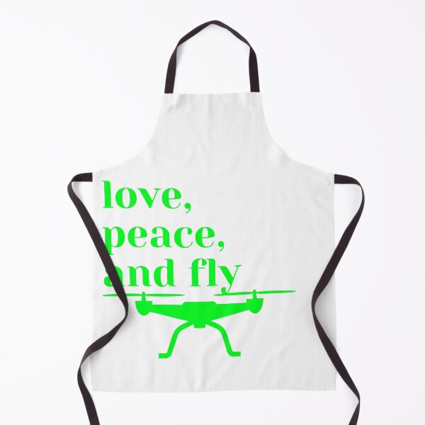 Item preview, Love, peace and fly, drone, green neon designed and sold by PolishArtist.