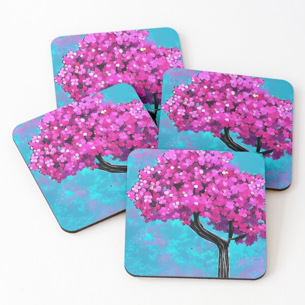 Item preview, Tree with pink flowers designed and sold by gramizzia.